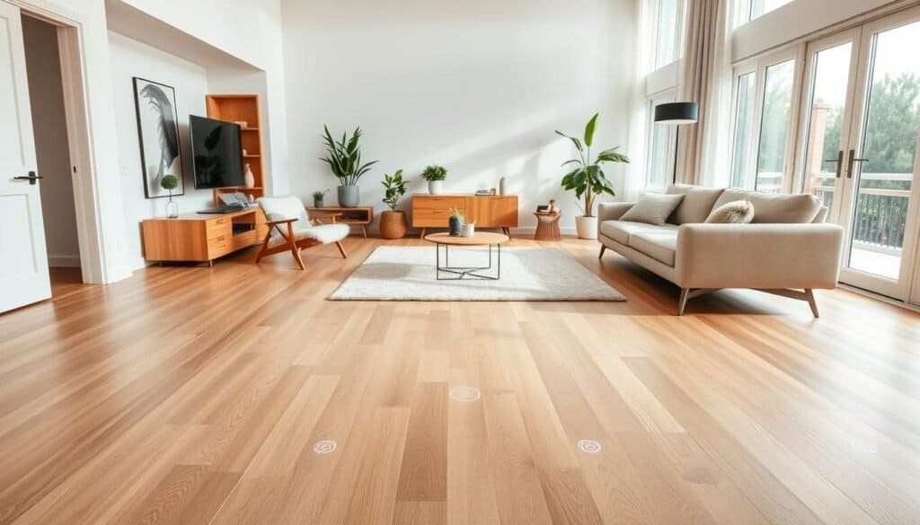 engineered wood flooring with smart features