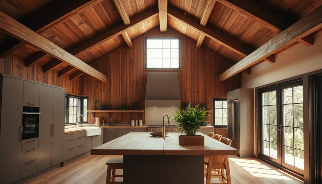 exposed wooden beams kitchen design exposed wooden beams kitchen design