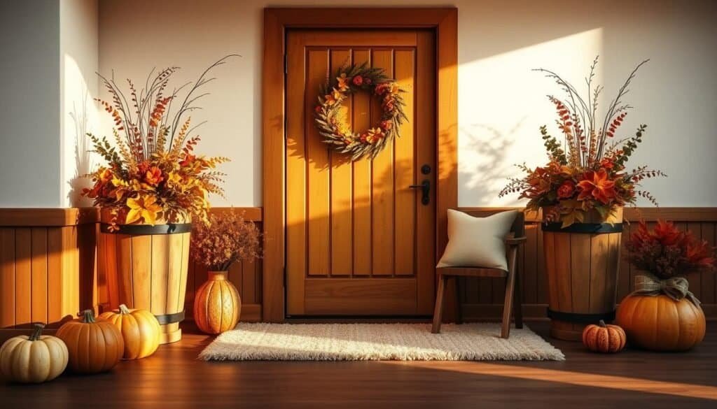 fall harvest wooden entryway transformations fall harvest wooden entryway transformations
