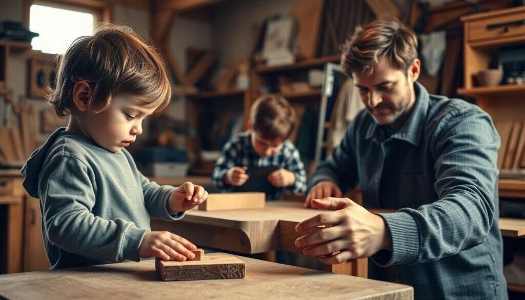 family woodworking