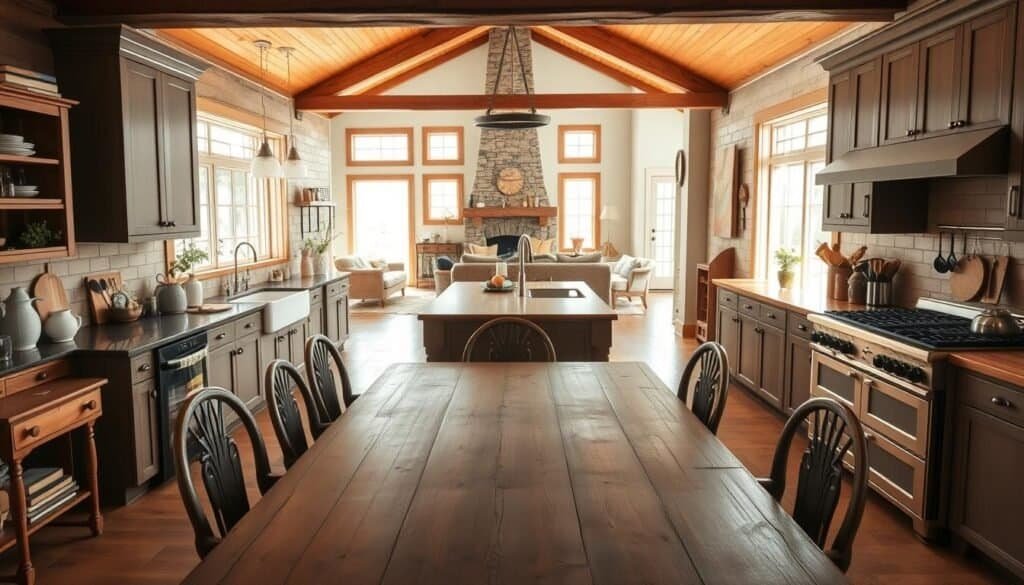 farmhouse inspired kitchen design