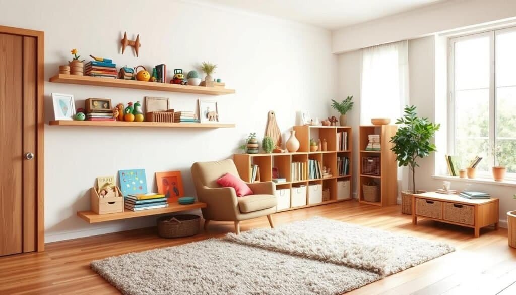 floating shelves for kids