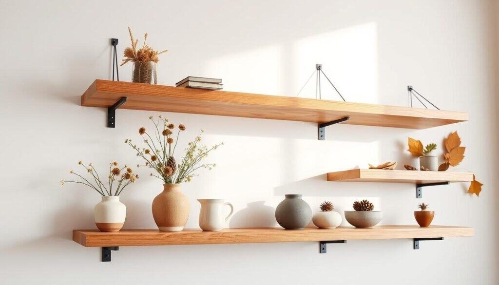 floating wood shelves floating wood shelves