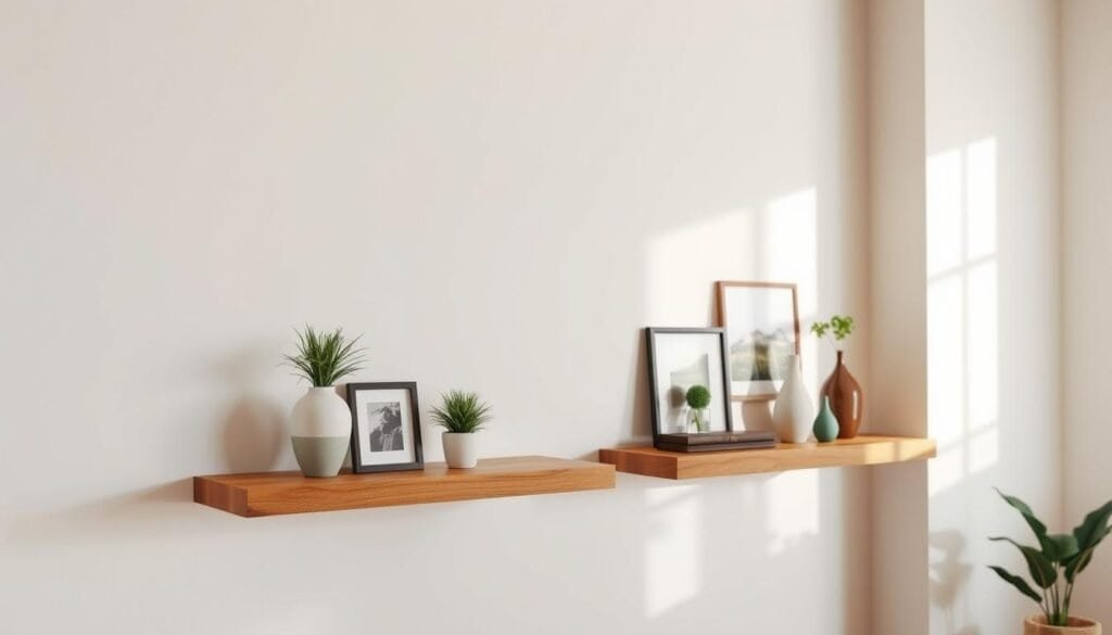 floating wooden shelves floating wooden shelves