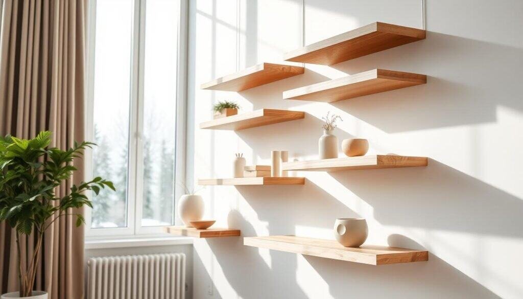 floating wooden shelves floating wooden shelves