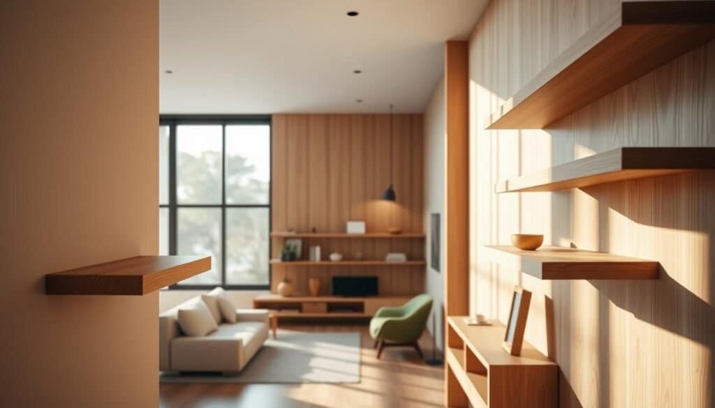 floating wooden shelves floating wooden shelves