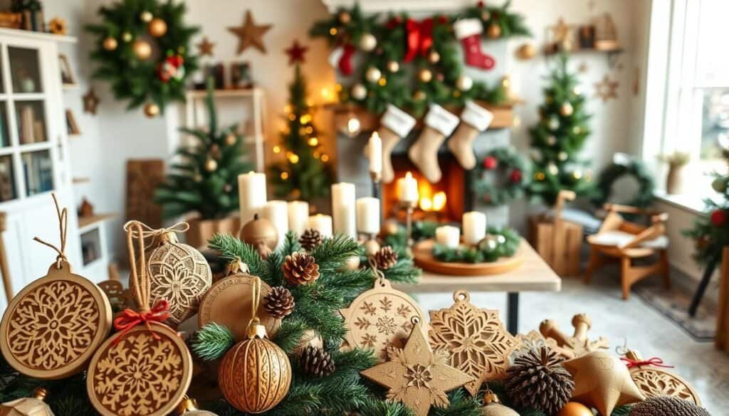 handmade Christmas decorations