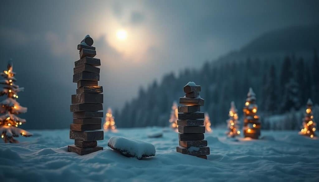 illuminated wood block trees illuminated wood block trees