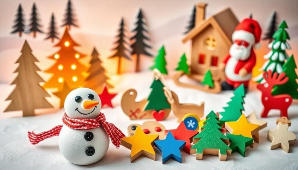 kid-friendly wood holiday crafts