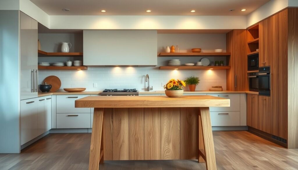 kitchen island with wood elements kitchen island with wood elements
