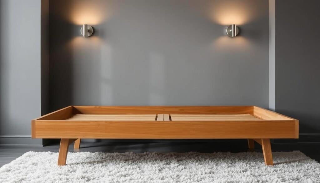 low-profile wooden bed frame low-profile wooden bed frame
