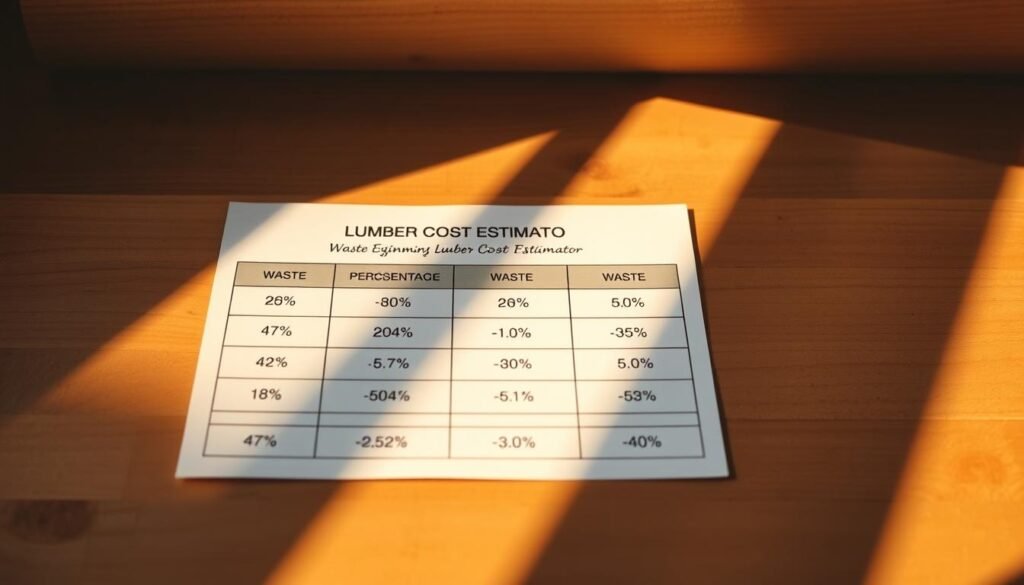 lumber cost estimation waste percentages lumber cost estimation waste percentages