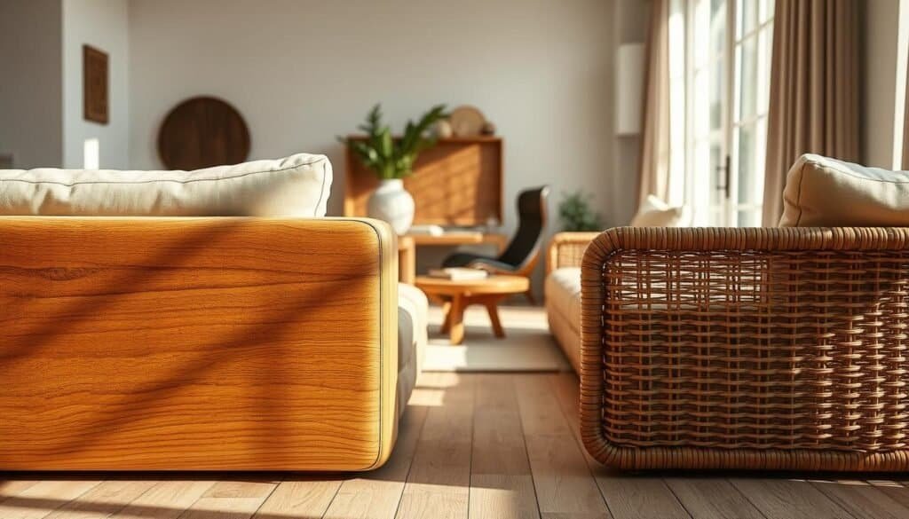 material combinations with wood and rattan material combinations with wood and rattan