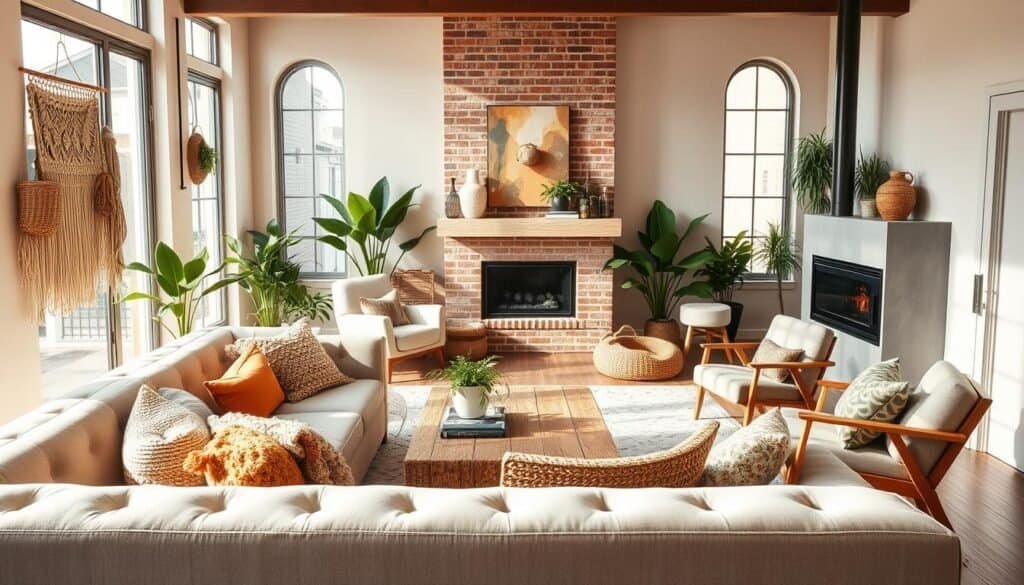 modern boho sitting room modern boho sitting room