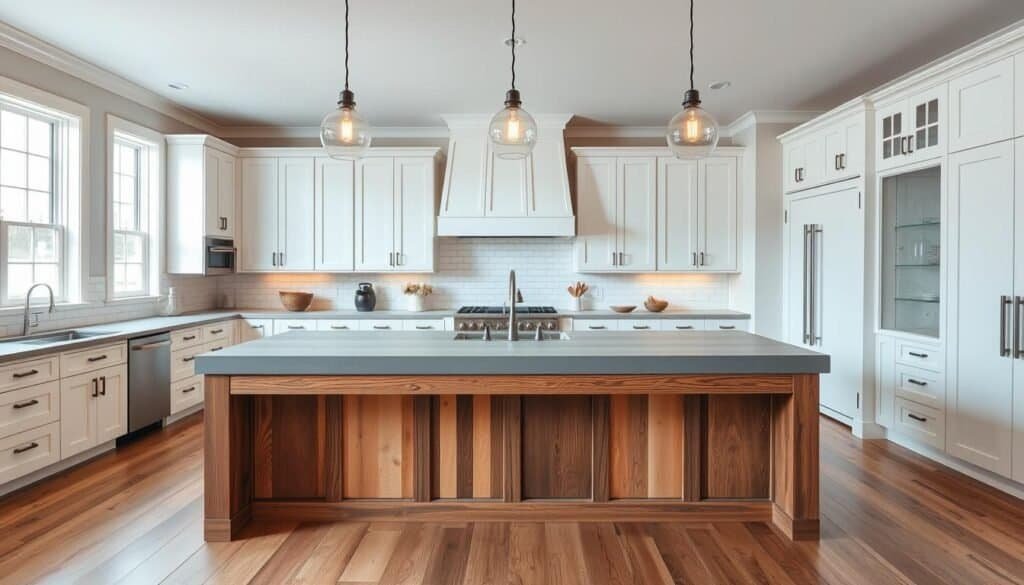 modern farmhouse kitchen island