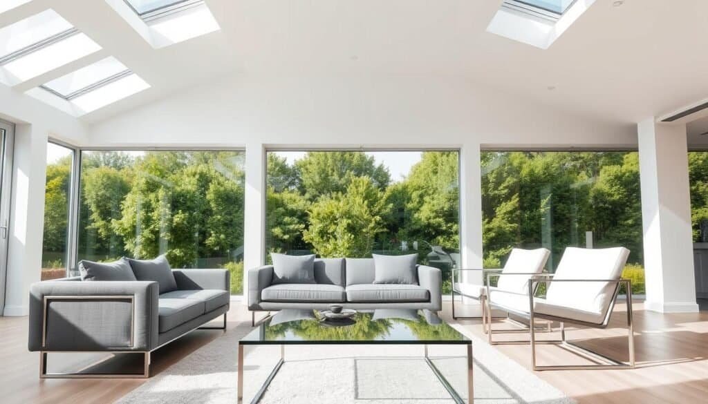 modern furniture with glass and metal elements modern furniture with glass and metal elements