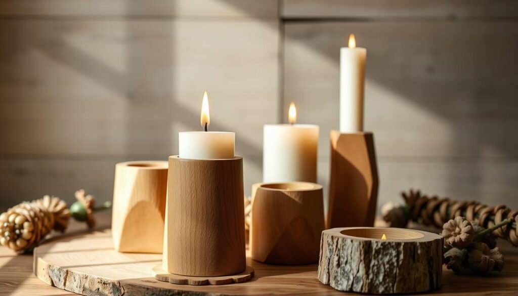 natural wood candle holders natural wood candle holders