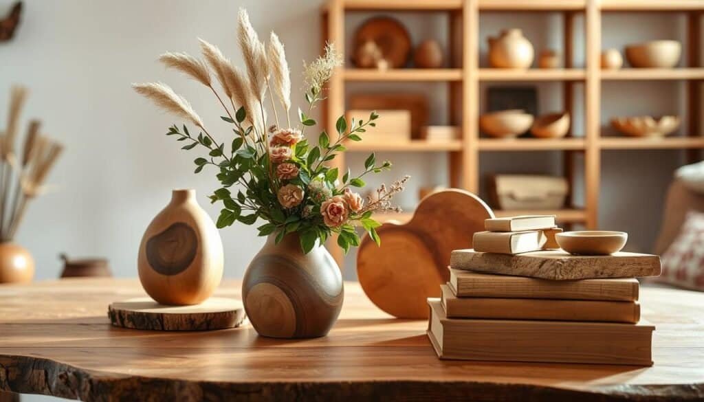 natural wood décor
