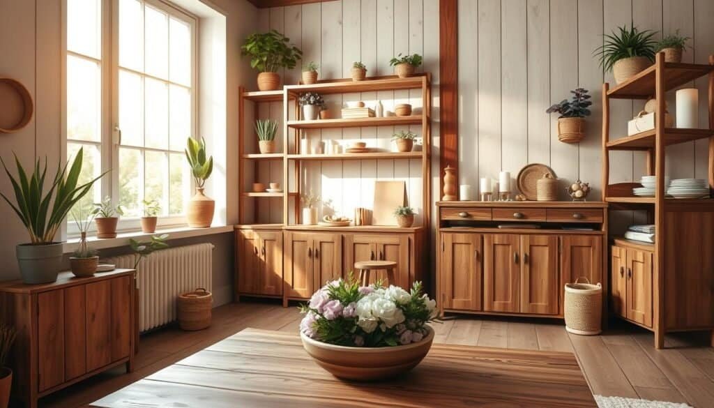 natural wood decor ideas