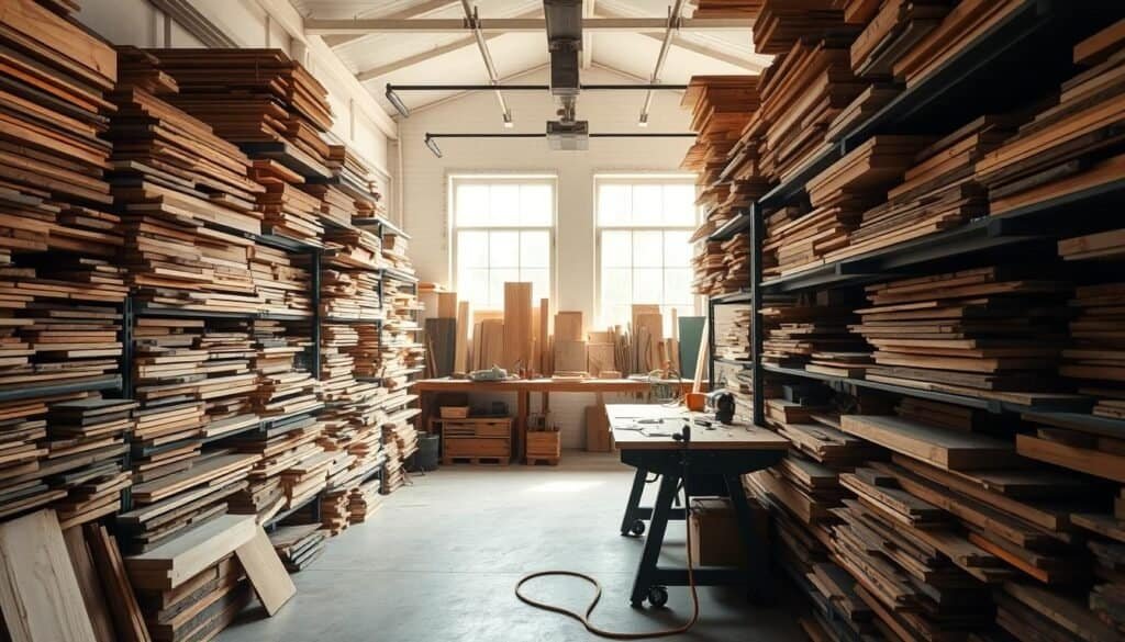 organizing scrap wood