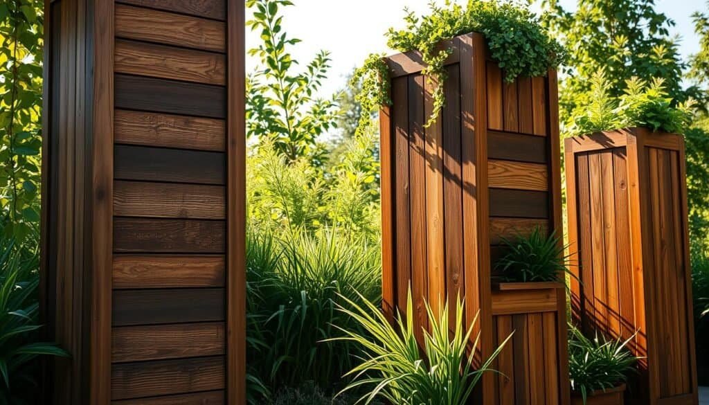 outdoor wood planters