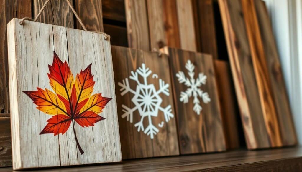 pallet wood seasonal door signs pallet wood seasonal door signs