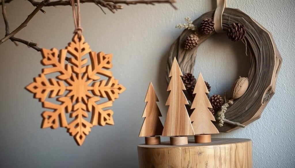 preserving reclaimed wood holiday decor