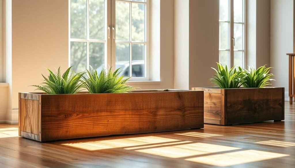 reclaimed wood planter boxes reclaimed wood planter boxes