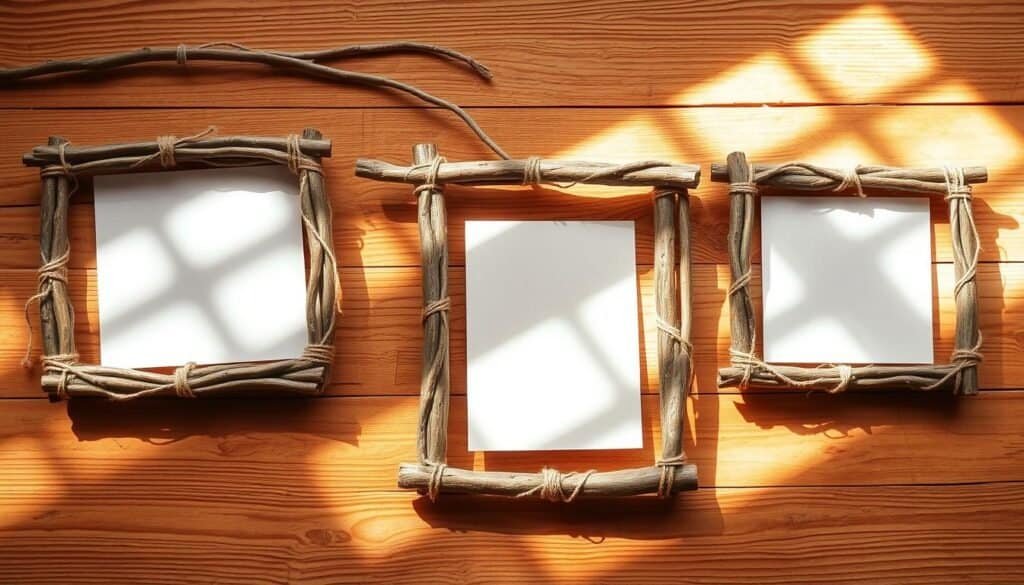 rustic branch picture frames rustic branch picture frames
