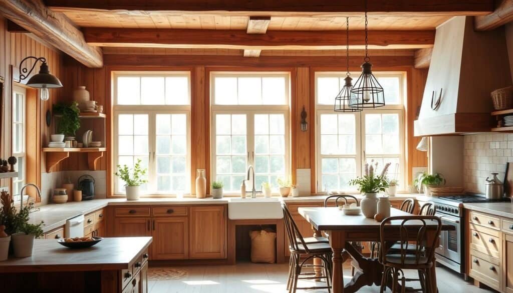 rustic chic kitchen renovation