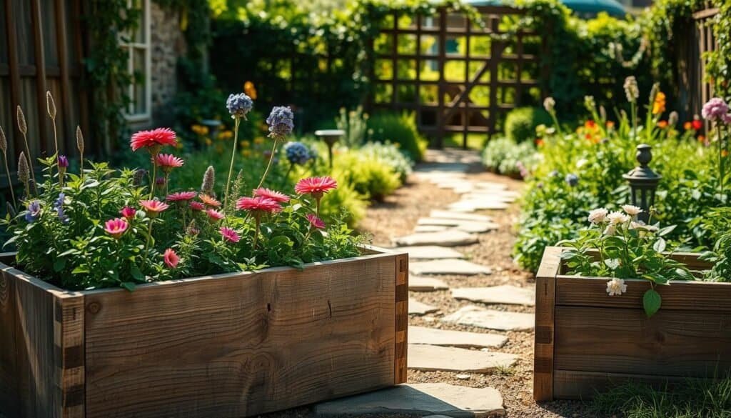 rustic garden planters rustic garden planters