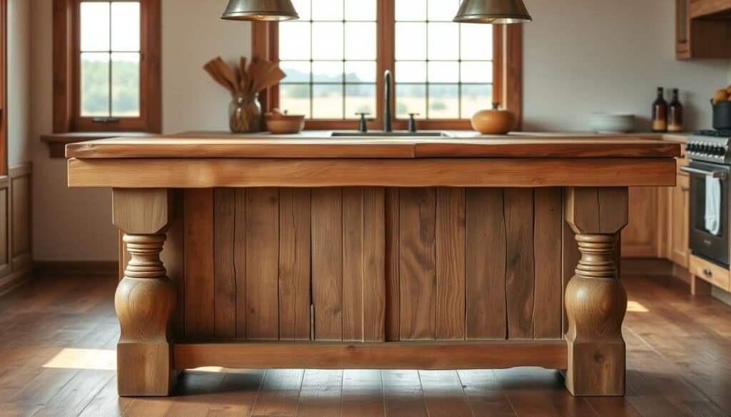 rustic kitchen islands
