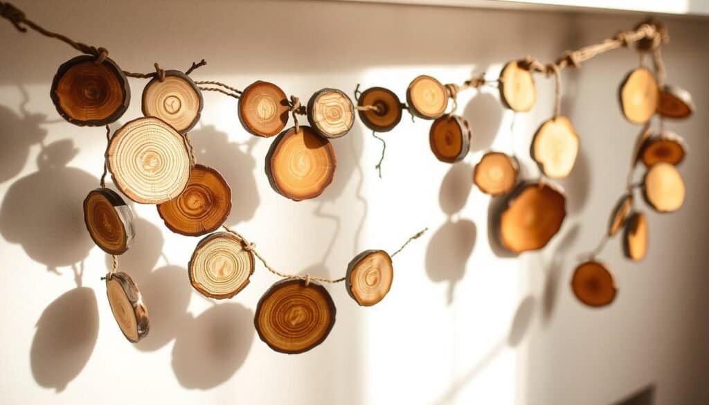 rustic wood slice garland rustic wood slice garland