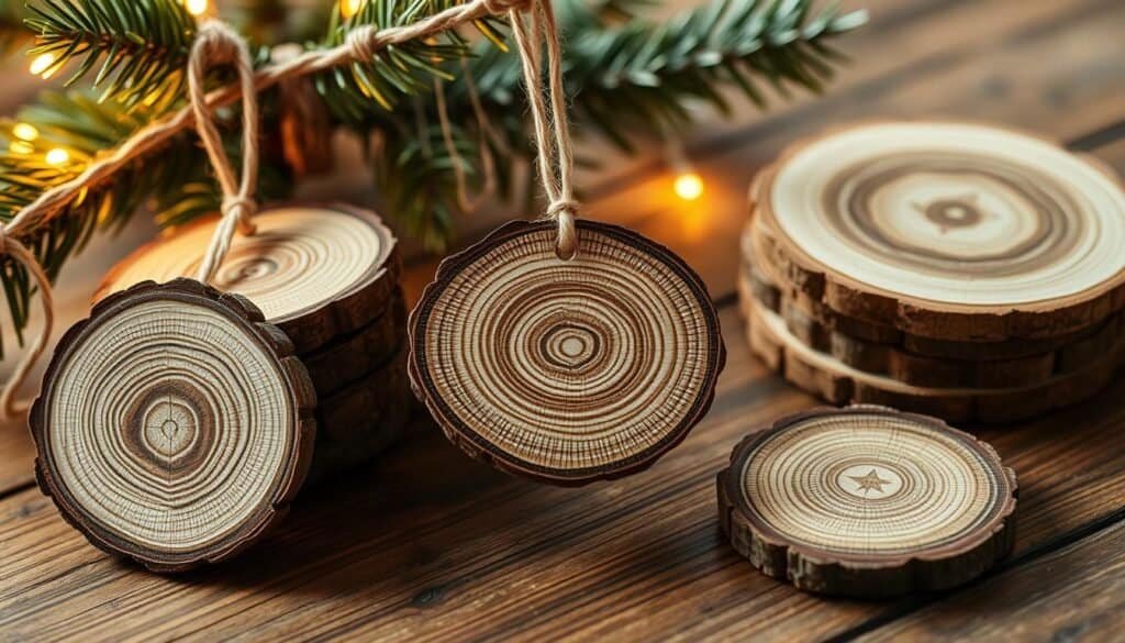 rustic wood slice ornaments rustic wood slice ornaments