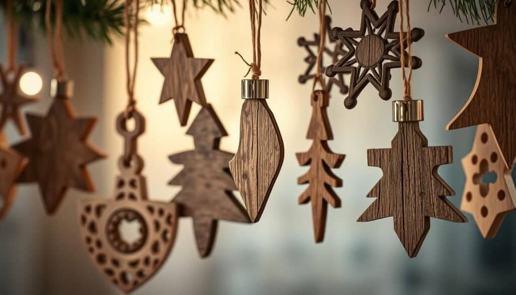 scrap wood Christmas ornaments