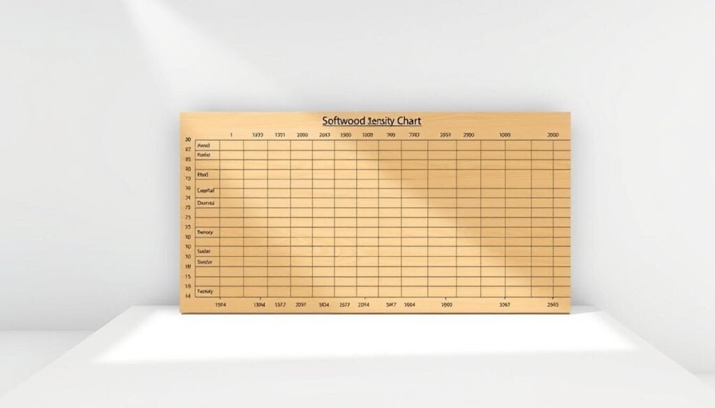 softwood density chart softwood density chart