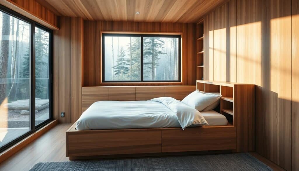 space-saving wood bed designs space-saving wood bed designs