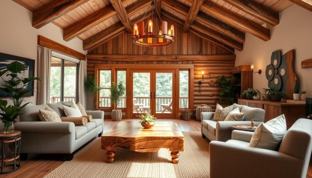 staging your living room with wood decor staging your living room with wood decor