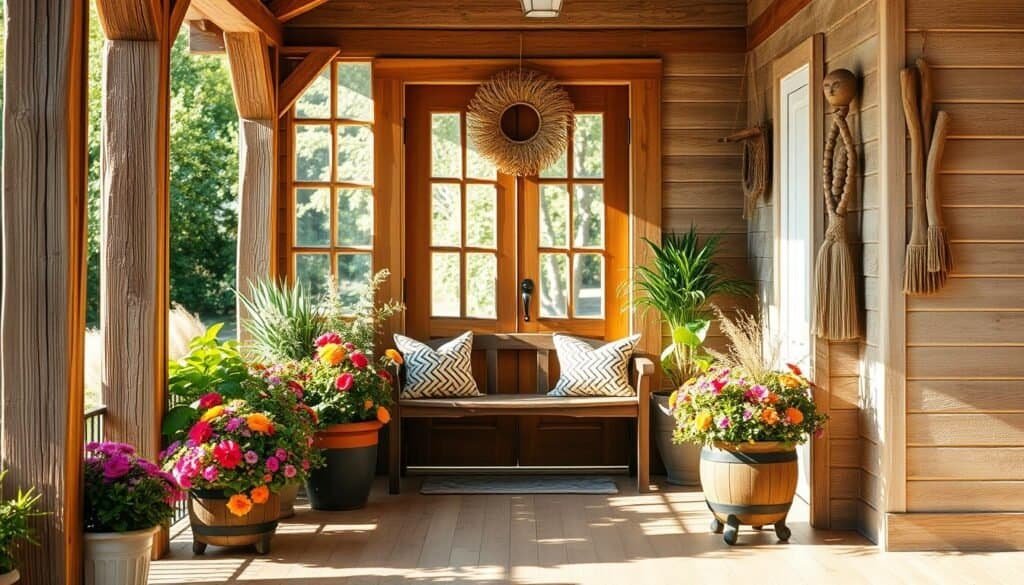 summer entryway wood decor summer entryway wood decor
