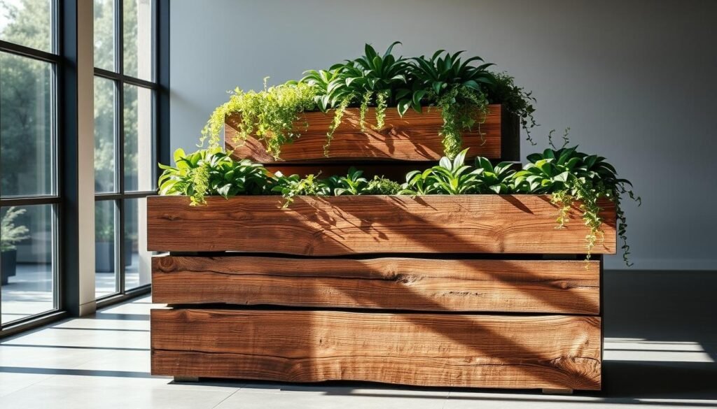 tiered reclaimed wood planters tiered reclaimed wood planters