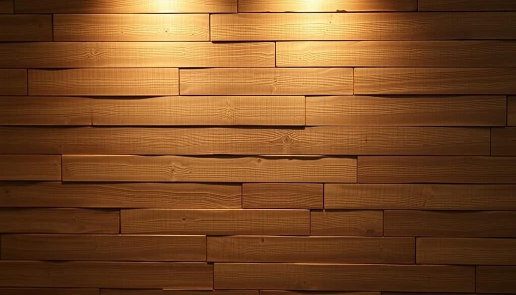 wood accent wall