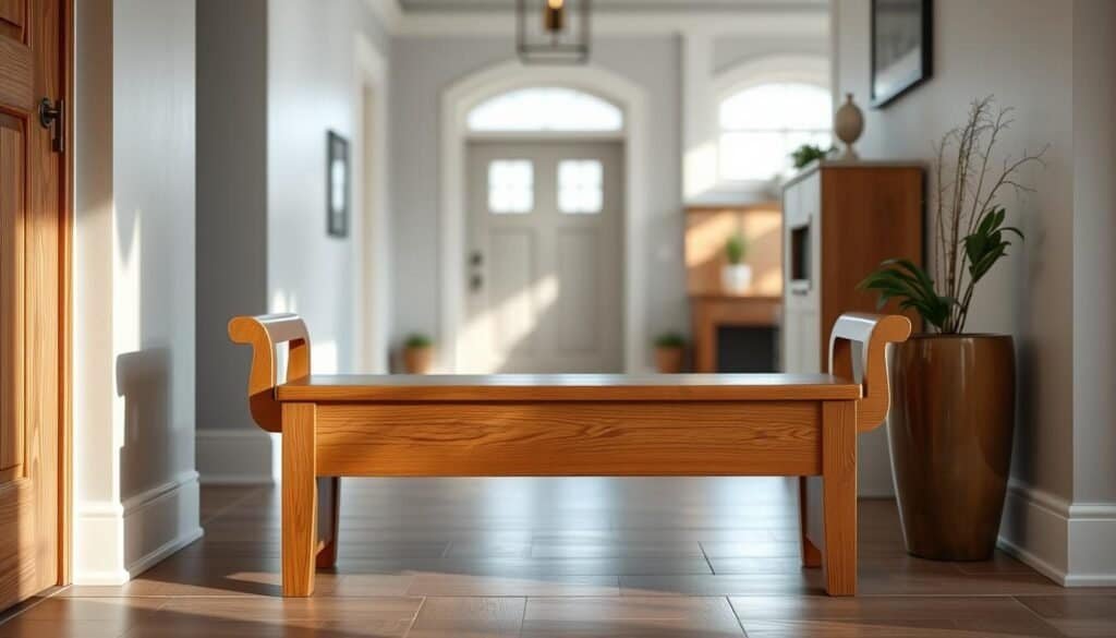 wood entryway bench wood entryway bench