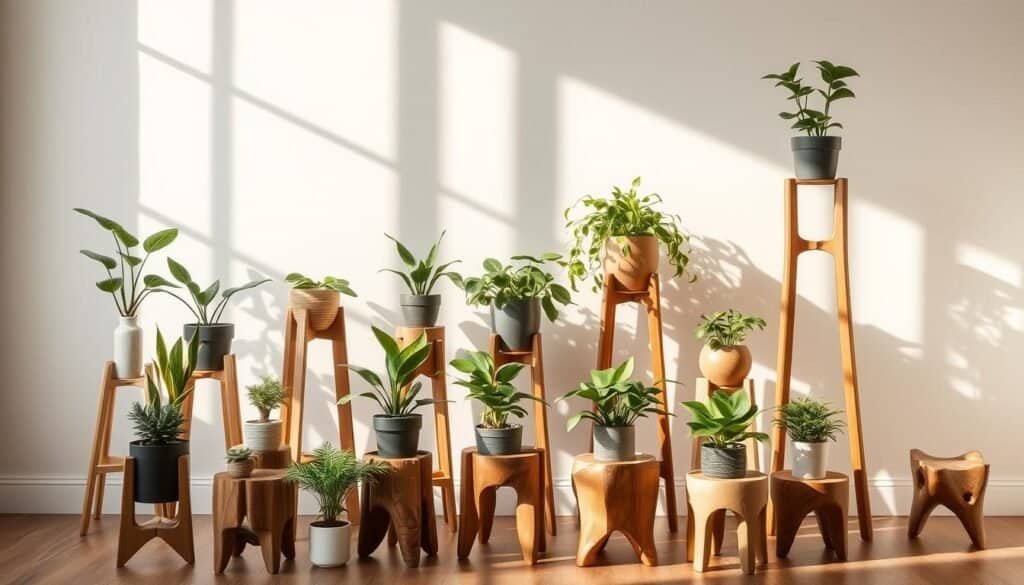 wood plant stands wood plant stands