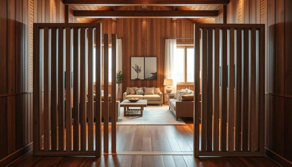wood room dividers