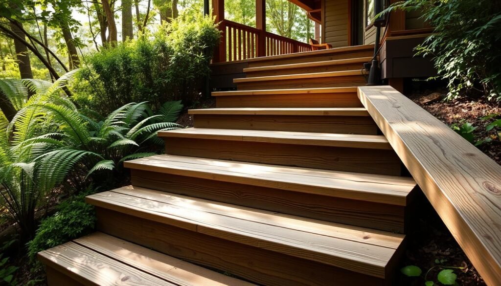 wood steps outdoor wood steps outdoor