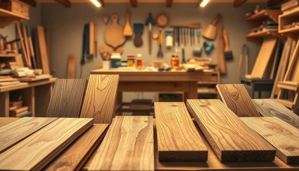 wood types and finishing