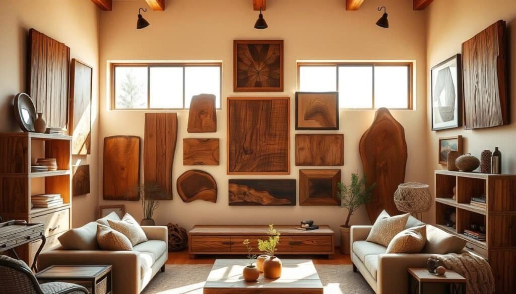 wood wall art room ideas