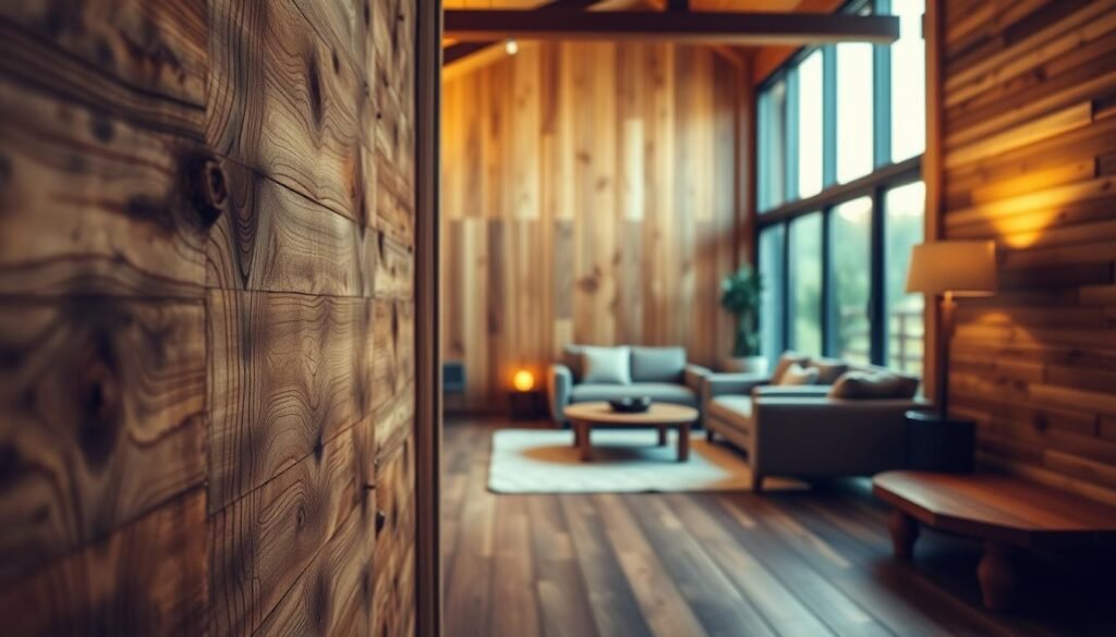 wood wall interior