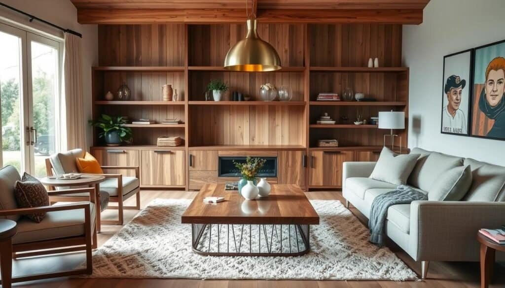 wood with metal glass and textiles living room design wood with metal glass and textiles living room design