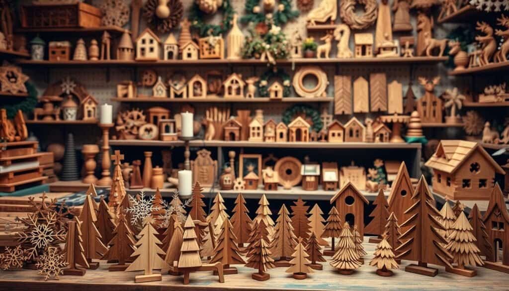 wooden Christmas crafts